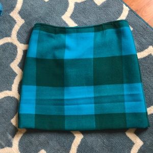 Plaid Winter Skirt NWOT